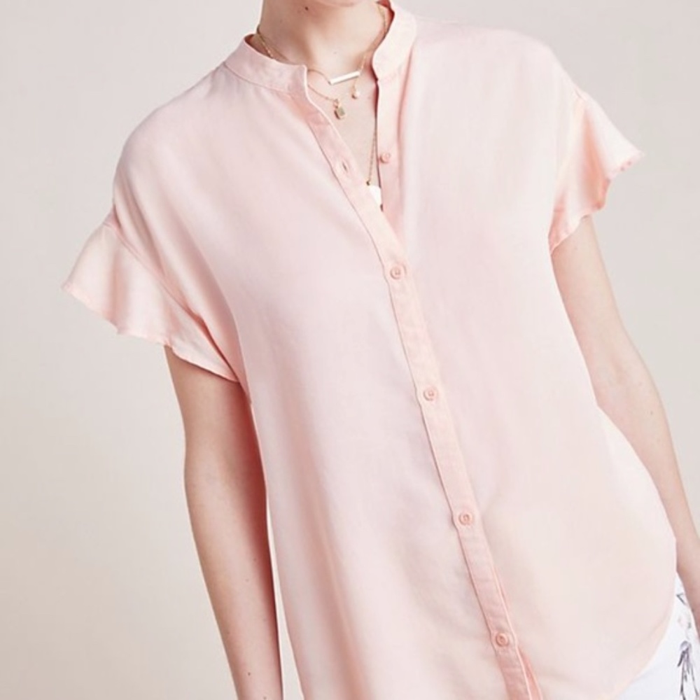 Anthro Cloth & Stone Calder Button Down Top - Picture 5 of 8